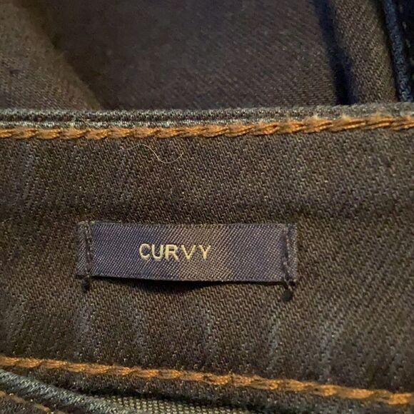 Talbots NWOT Curvy dark wash denim jeans 10 - Picture 7 of 8